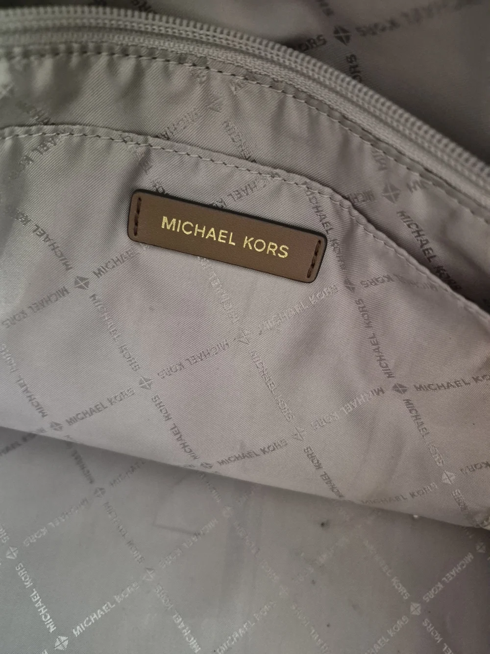 Michael Kors Men’s Brown Logo Travel Duffel Bag